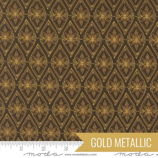 Twinkle Tradition in Espresso Metallic (45626 16m) | Old World Yuletide | Fancy That Design House Co | Moda {1}