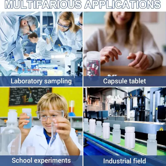 10 Pcs 1 oz Airtight Pill Bottles {5}