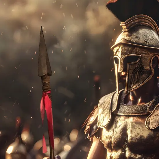 Take Apart 44 Inch Plastic Ancient Spear Costume Accessory {5}