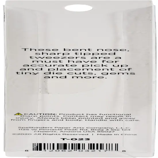 Spellbinders Detail Tweezers-Black {4}