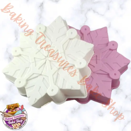 Large Snowflake Silicone Mold {2}