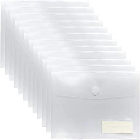 Plastic Clear Envelopes -12 {3}