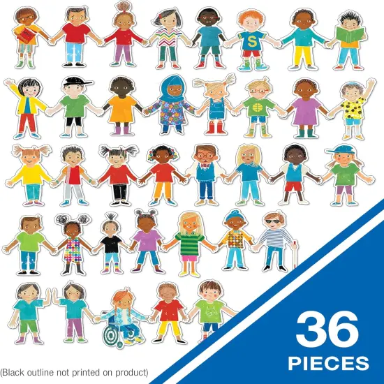 36-Piece All are Welcome Children's Book Cutouts {3}