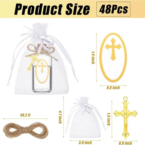 48 Set Holy Water Bottle (20 ml) {3}