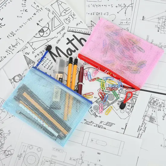 10 Pcs Zipper File Bags {3}