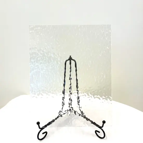 Wissmach CRYSTAL English Muffle Stained Glass Sheet &ndash; Vintage Ripple Textured Art Glass for Mosaics, Panels, Lamps & DIY Crafts | Hand-selected by The Little Flowers {3}