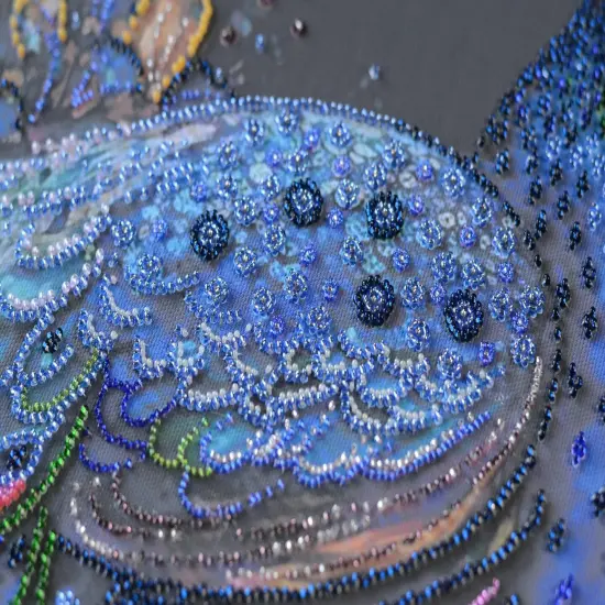 Bead Embroidery Kit - Magical wonder bird {5}