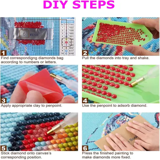 Skull Diamond Art Kits for Adults Halloween {4}