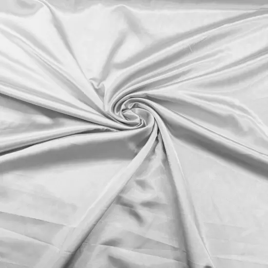 1 Yard High-Sheen Stretch Charmeuse Satin Fabric For Costumes & Pageant Wear 58-60 Inches White {1}