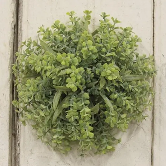 After Rain Half Sphere 9" Artificial Greenery Decor for Home Display {1}