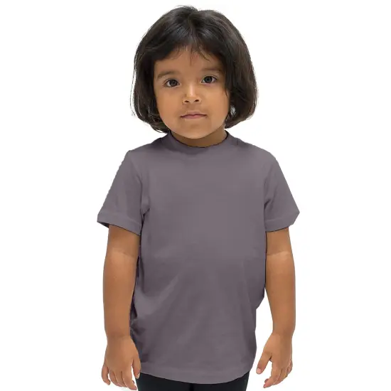 BELLA + CANVAS&reg; Toddler Crewneck Short Sleeve Jersey T-Shirt Storm {1}