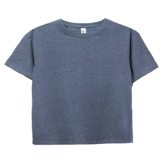 Threadfast Apparel&reg; Youth Ultimate CVC T-Shirt NAVY HEATHER {1}