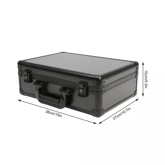Lockable Storage & Display Aluminum Frame Box Case Graded Card Case Storage Box {2}