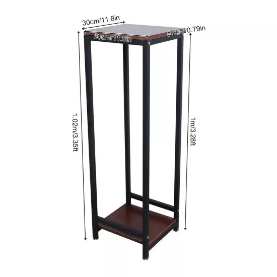 Yard Flower Pot Holder Indoor/Outdoor 37.4 inch Metal Plant Stand Tall Pedestal {3}