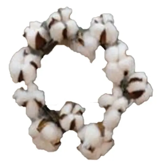 Country Cotton Ball Ring {1}