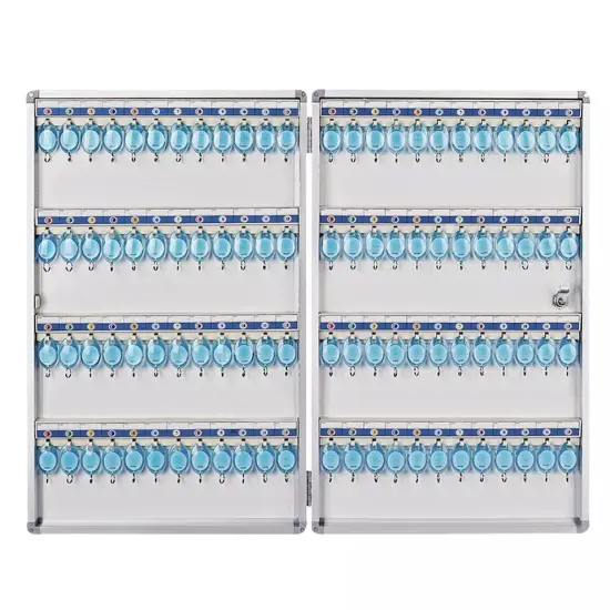 96 Key Storage Cabinet Combination Lock Box Safe Organize Wall Holder w/Key Tags {1}