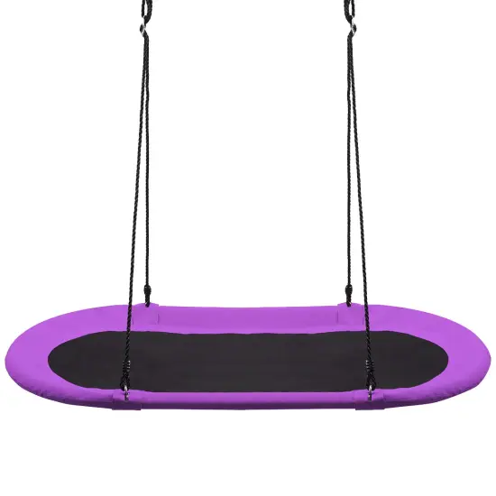 60 Inch Saucer Surf Outdoor Adjustable Swing (Only swing) Red Green Purple {8}