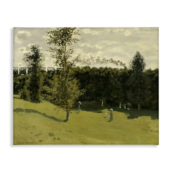 Stupell Industries Classic Train in Countryside Canvas Wall Art Design by one1000paintings {1}