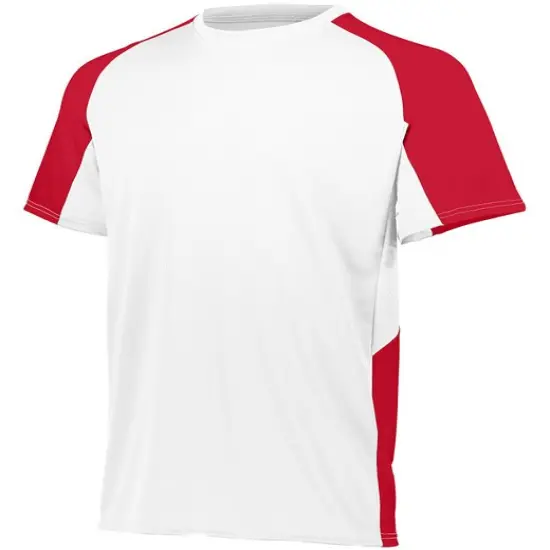 Augusta Sportswear&reg; Youth Cutter Jersey WHITE/ RED {1}