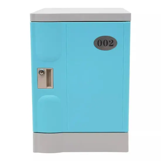 2-tiers Storage Cabinet Bedroom Lockable Storage Cabinet Nightstand With Keys {3}