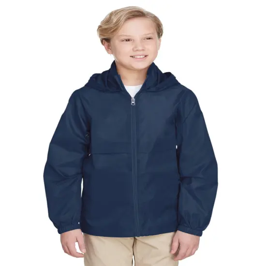 Team 365&reg; Youth Zone Protect Lightweight Jacket SPORT DARK NAVY {1}