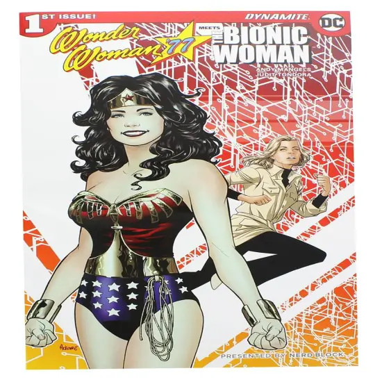 Wonder Woman 77' Meets The Bionic Woman #1 Comic Book (Nerd Block Cover) {1}