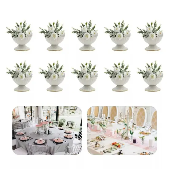 10pcs Vase Wedding Flower Vase Decor Stand For Party Christmas Table Decor Home {2}