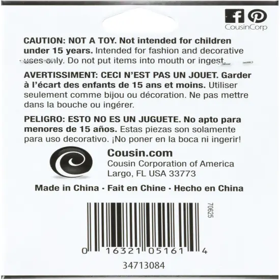 CousinDIY Jewelry Basics Glass Beads 6mm 100/Pkg-Brown Metallic Round {2}