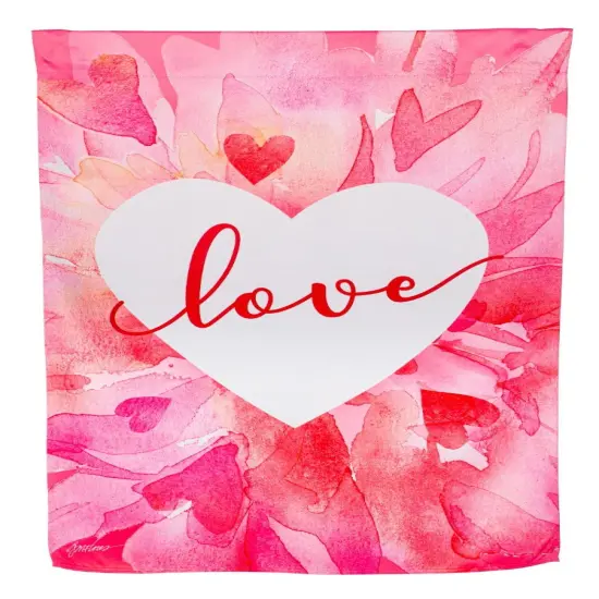 Petal Heart Valentine Banner 2 Sided {1}