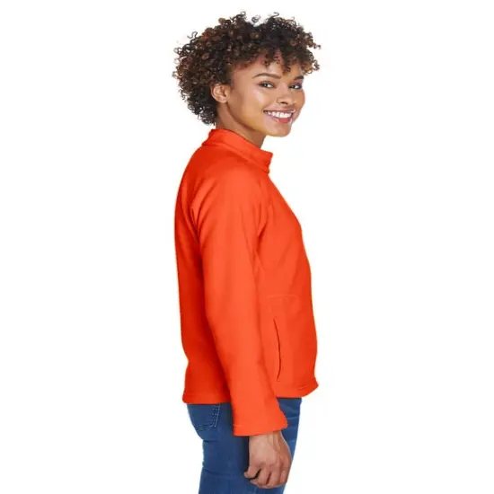 Team 365&reg; Ladies Campus Microfleece Jacket WHITE {6}