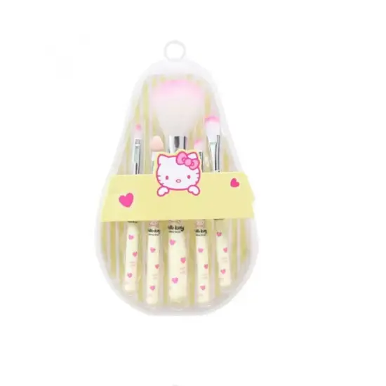 Cute Cat Cartoon Makeup Brushes 5 Pcs {4}