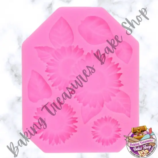 Sunflower Variety Silicone Mold {3}