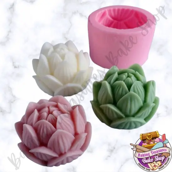 Lotus Flower Silicone Mold {1}