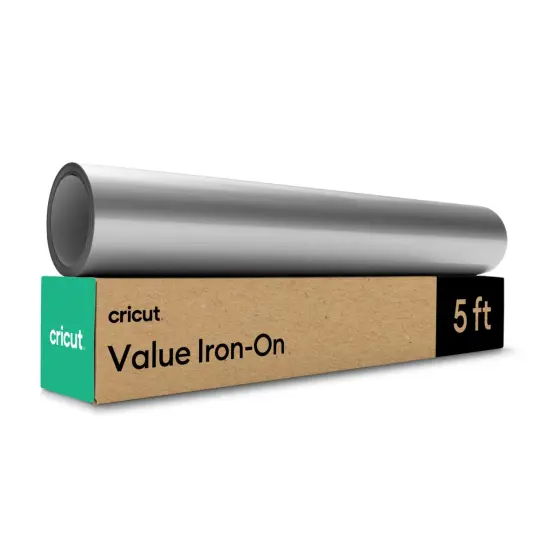 Cricut Value Iron-on - Silver - 12 in x 5 ft (1) {1}