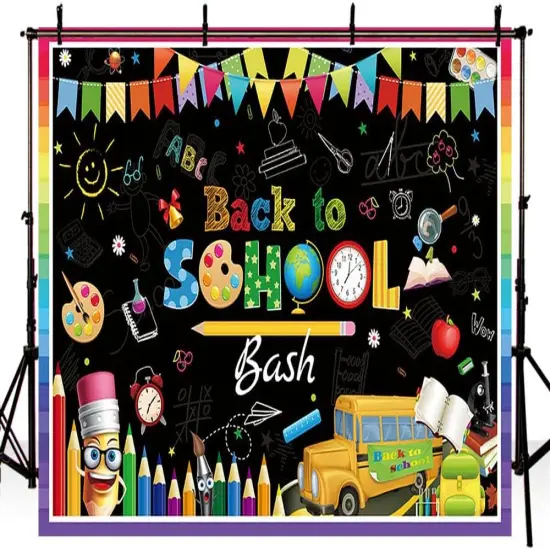 7x5ft Back to School Bash Backdrop {4}