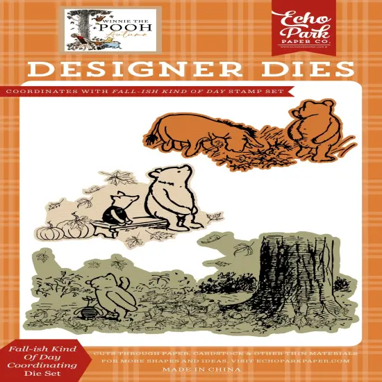 Winnie The Pooh Autumn Small Die Set-Fall-ish Kind Of Day {1}