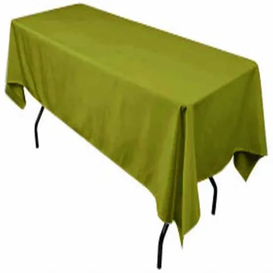 Rectangular Olive Polyester Tablecloth 60&times;144 Inch Stylish D&eacute;cor for Weddings, Parties & Banquets {1}