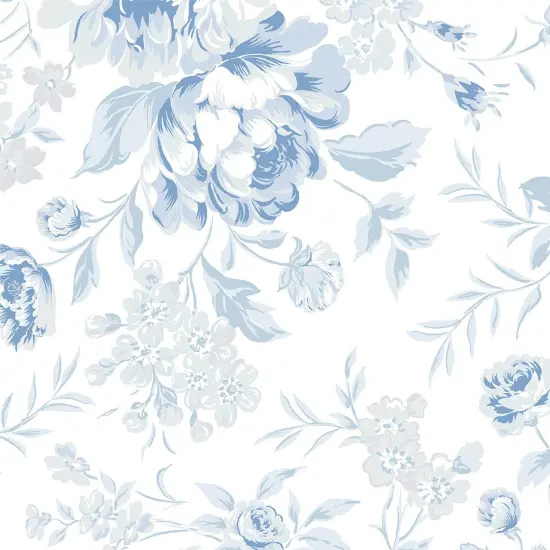 Rachel Ashwell Romantic Rose Blue Wallpaper {4}