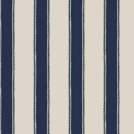 Laura Ashley Denwick Stripe Midnight Seapsray Wallpaper {2}
