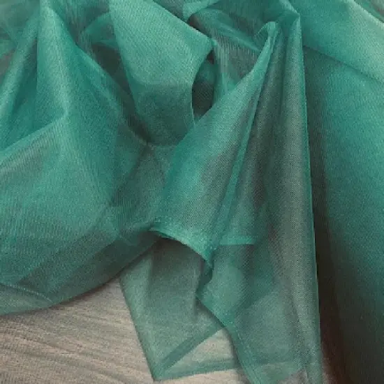 1 Yard Micro Stretch Mesh Nude Fabric, 100% Polyester, 60" Wide Hunter Green {1}