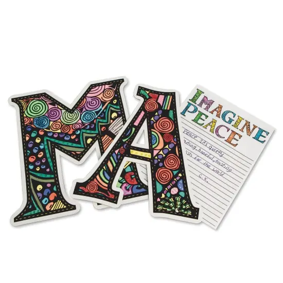 Imagine Peace Collaborative Velvet Craft Kit {3}