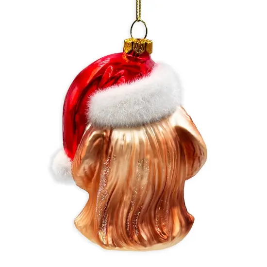 Golden Retriever Glass Christmas Ornament, Labrador Tree Decoration {6}