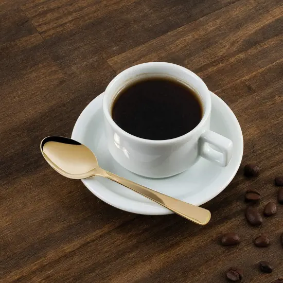 Fino 4.5-Inch Gold Plated Demi Spoon {4}