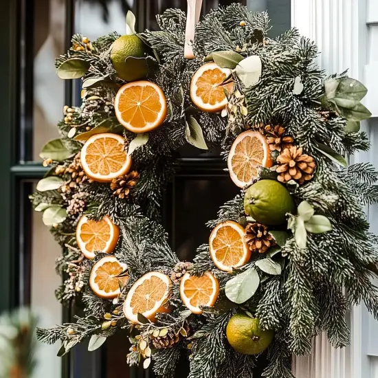 10 Ft Dried Orange Slice Fall Christmas Garland,Fall Decor - Christmas Decorations {5}