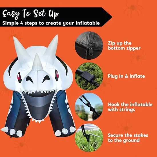 Inflatable Skeleton Dinosaur {4}