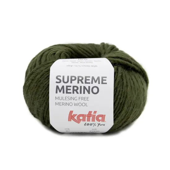 Katia Supreme Merino Wool Alpaca Blended Yarn Dark gray {4}
