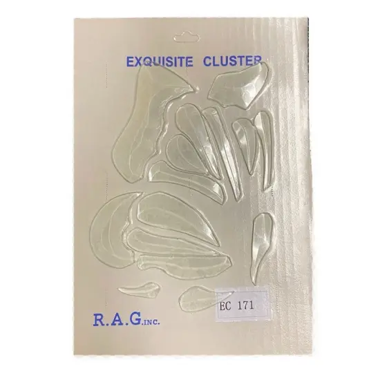 6" x 6-1/4" Exquisite Clear Glass Butterfly Bevel Cluster EC171 {3}