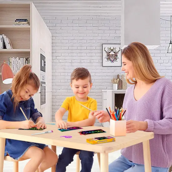 Scratch Paper Art Bookmarks {3}