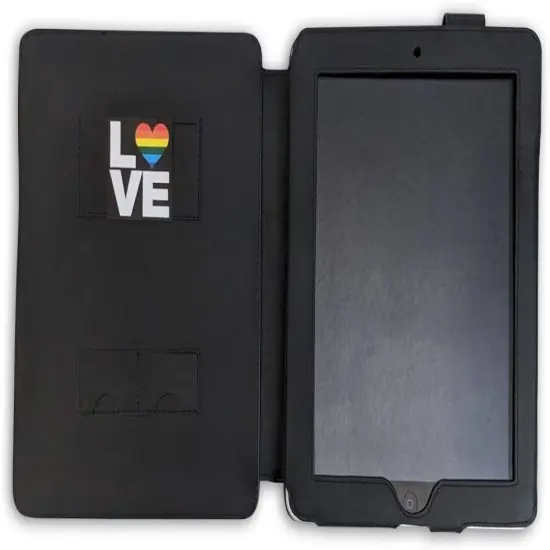 250 Square Love Gay Pride Rainbow Stickers on a Roll - Square Love {3}