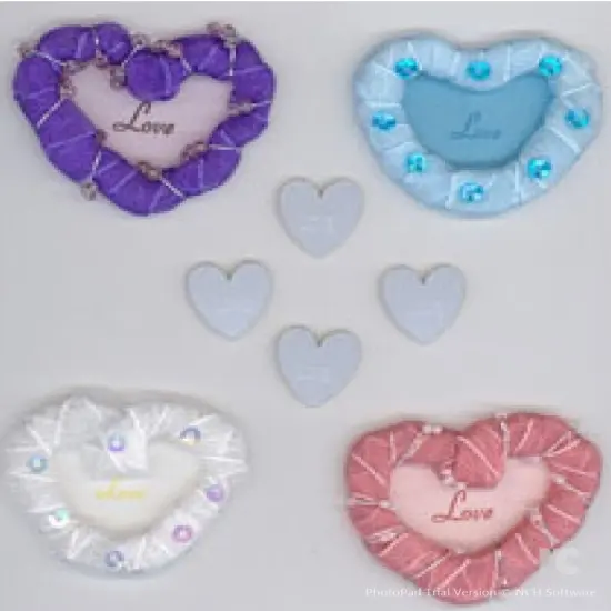 Jolee's Boutique Pastel Hearts Dimensional Stickers {1}